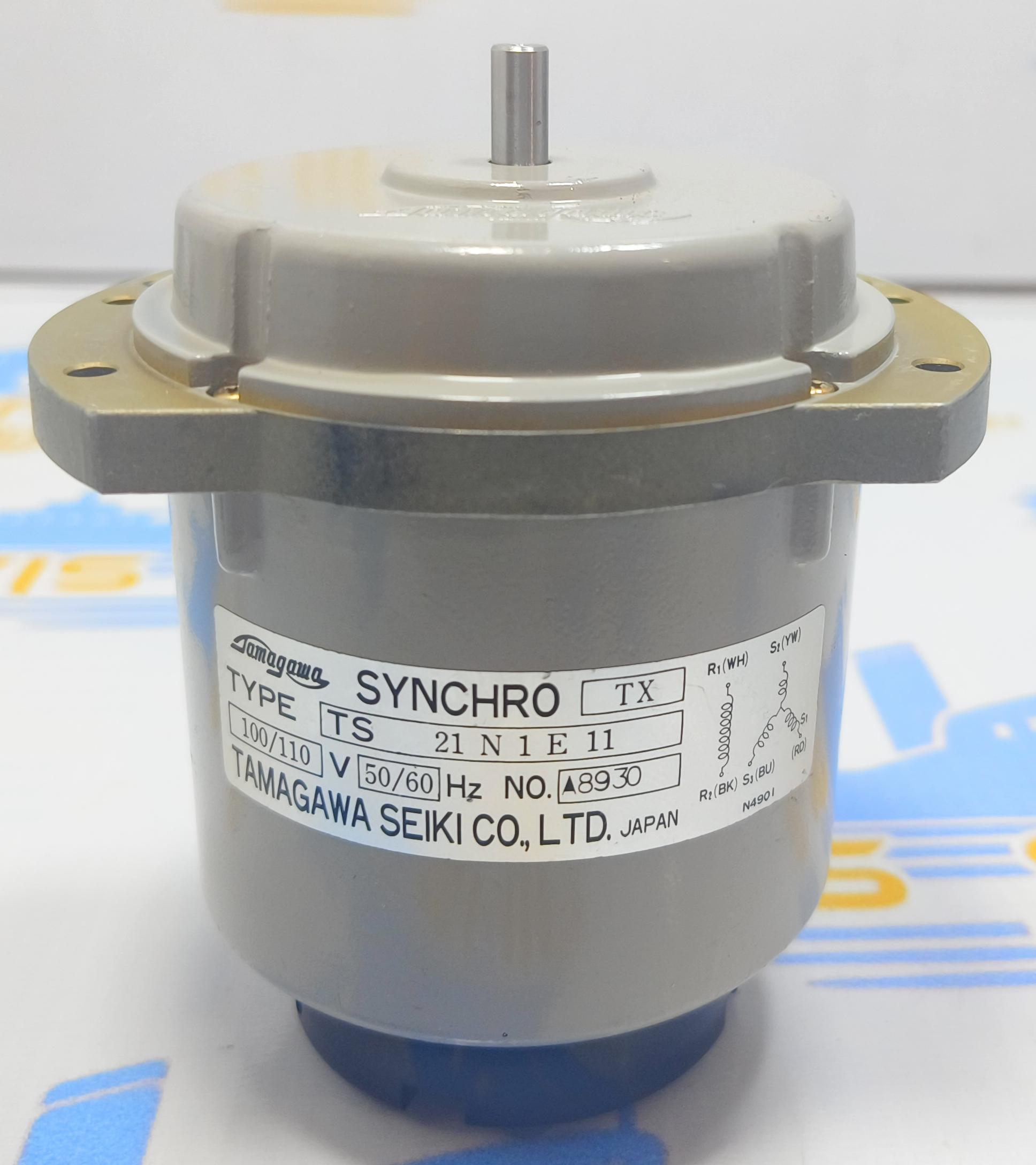 TAMAGAWA TS 21 N 1 E 11  SYNCHRO MOTOR 100-110V NO : A 8930