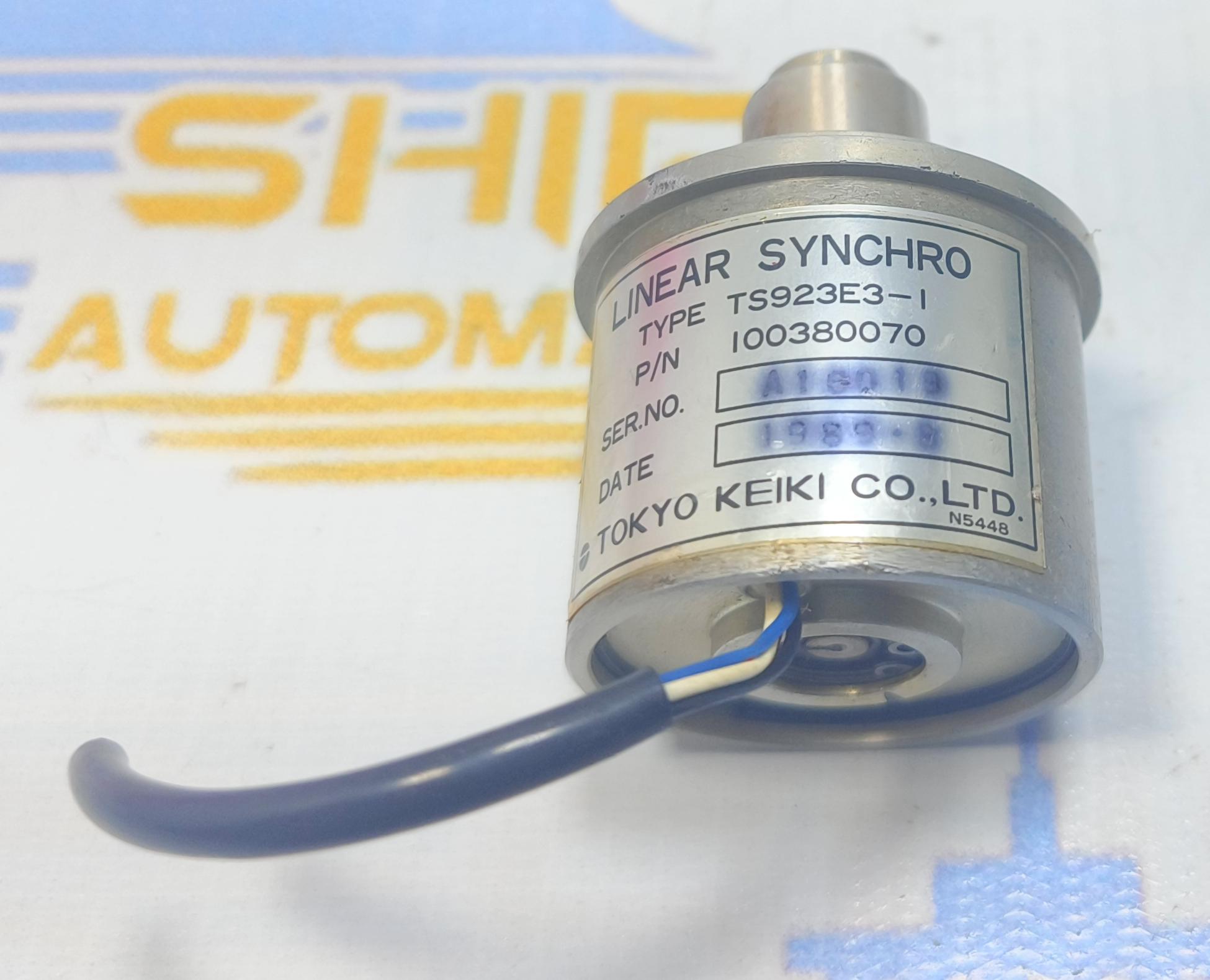 TOKYO KEIKI CO. LTD LINEAR SYNCHRO MOTOR TYPE : TS923E3-1  P/N 100380070 SER NO : A16019