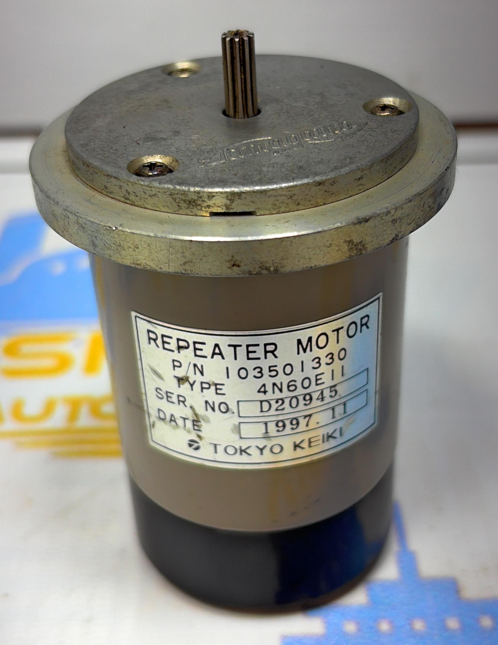 TOKYO KEIKI REPEATER MOTOR TYPE : 4N60E11 . P/N 10350 1330  Sr No : D 20945 