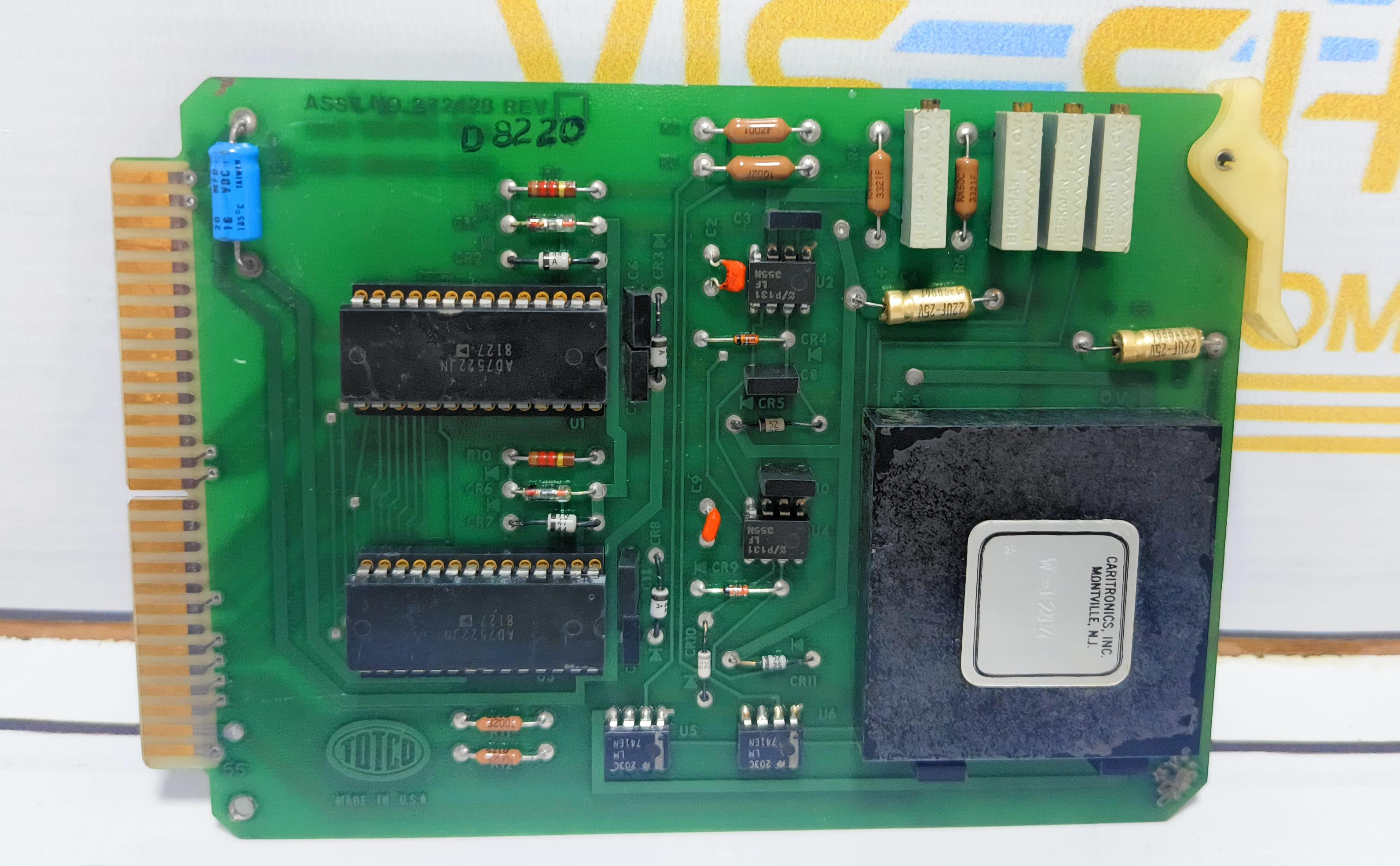 TOTCO A/W 272427 REV PCB CARD  FAB 272429 REV ASSY NO . 272428 REV 