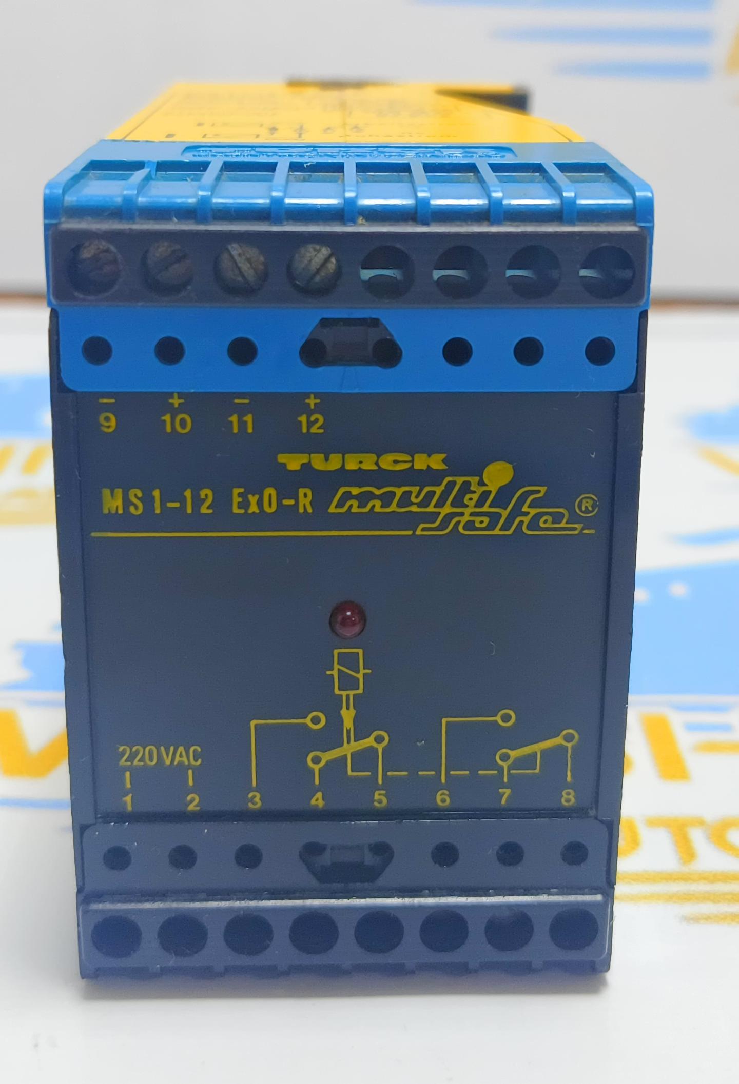 TURCK  MS1-12Ex0-R Switching Amplifier 220 VAC NO : 8126