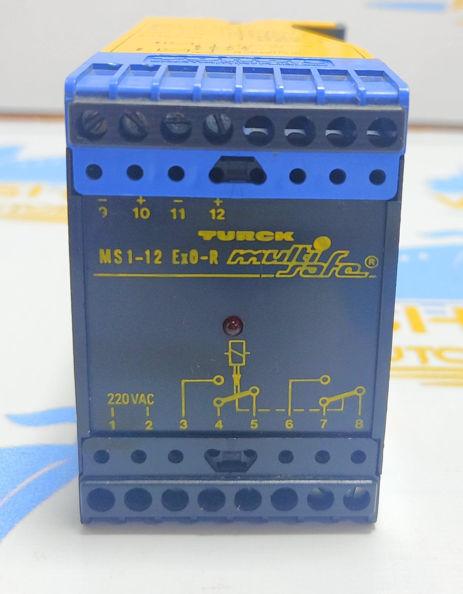 TURCK  MS1-12Ex0-R Switching Amplifier 220 VAC NO : 8465