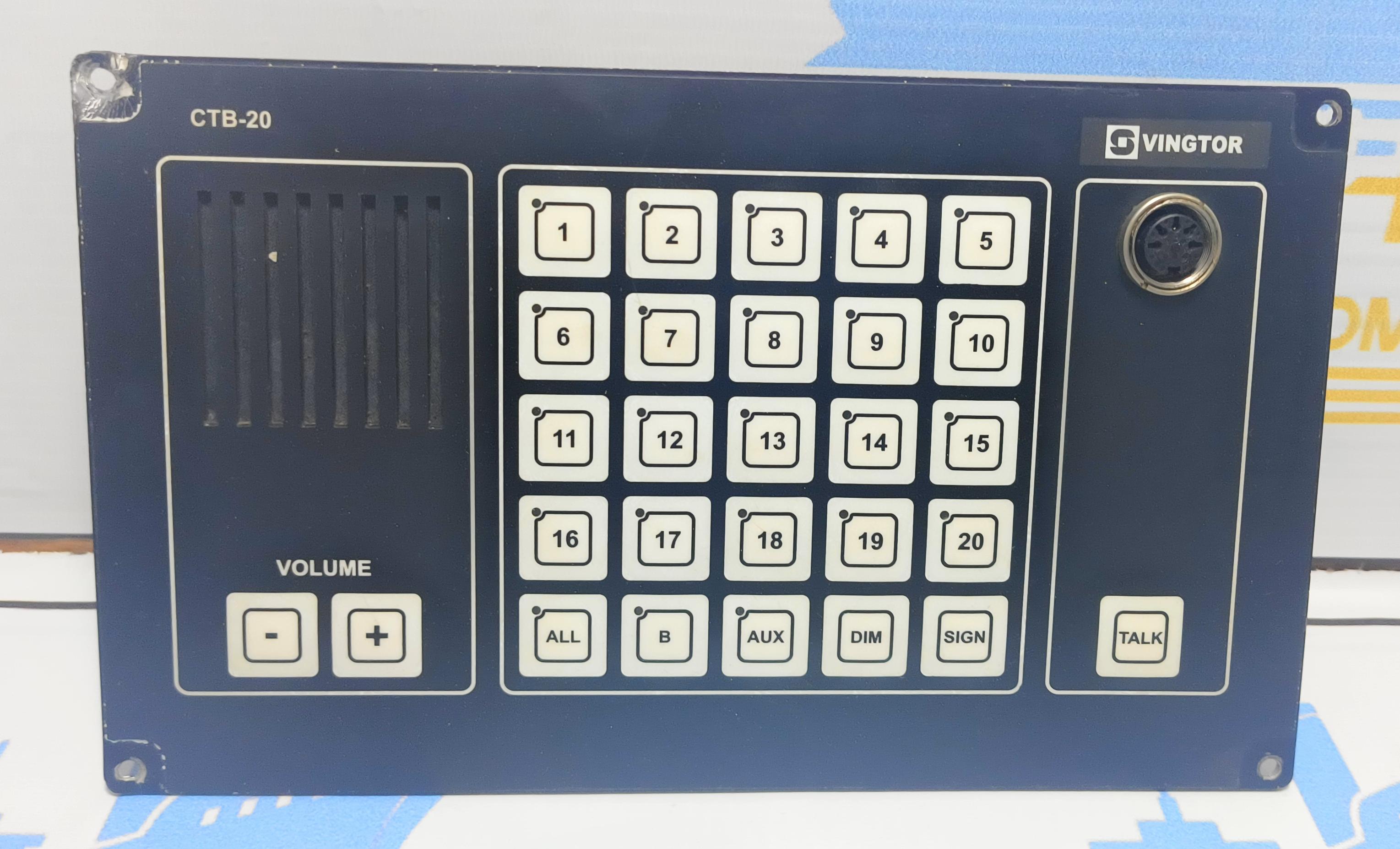 VINGTOR CBT-20 OPERATOR PANEL CONTROL UNIT