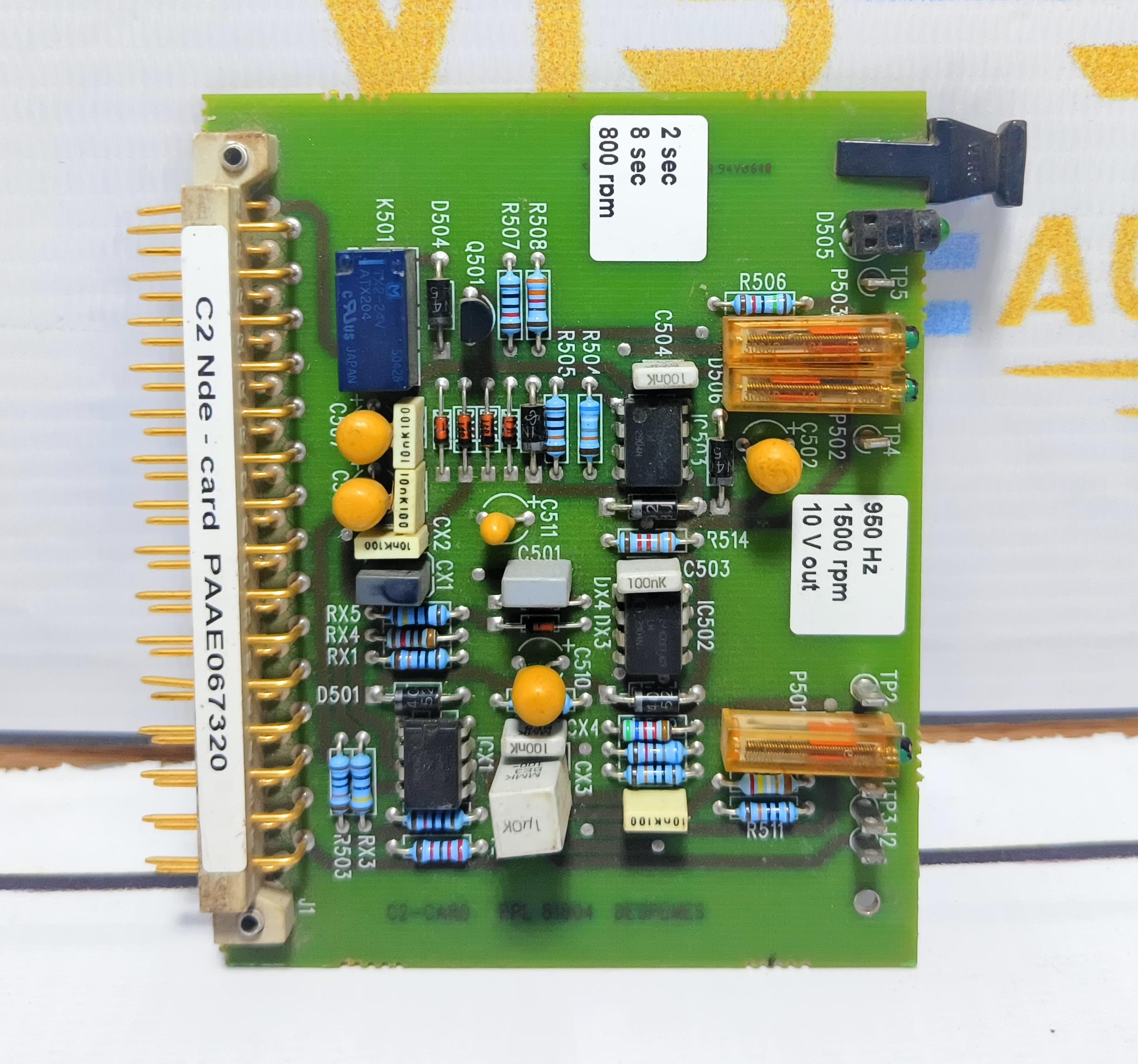 WARTSILA TUNED  C2 CARD Art No . PAAE067320
