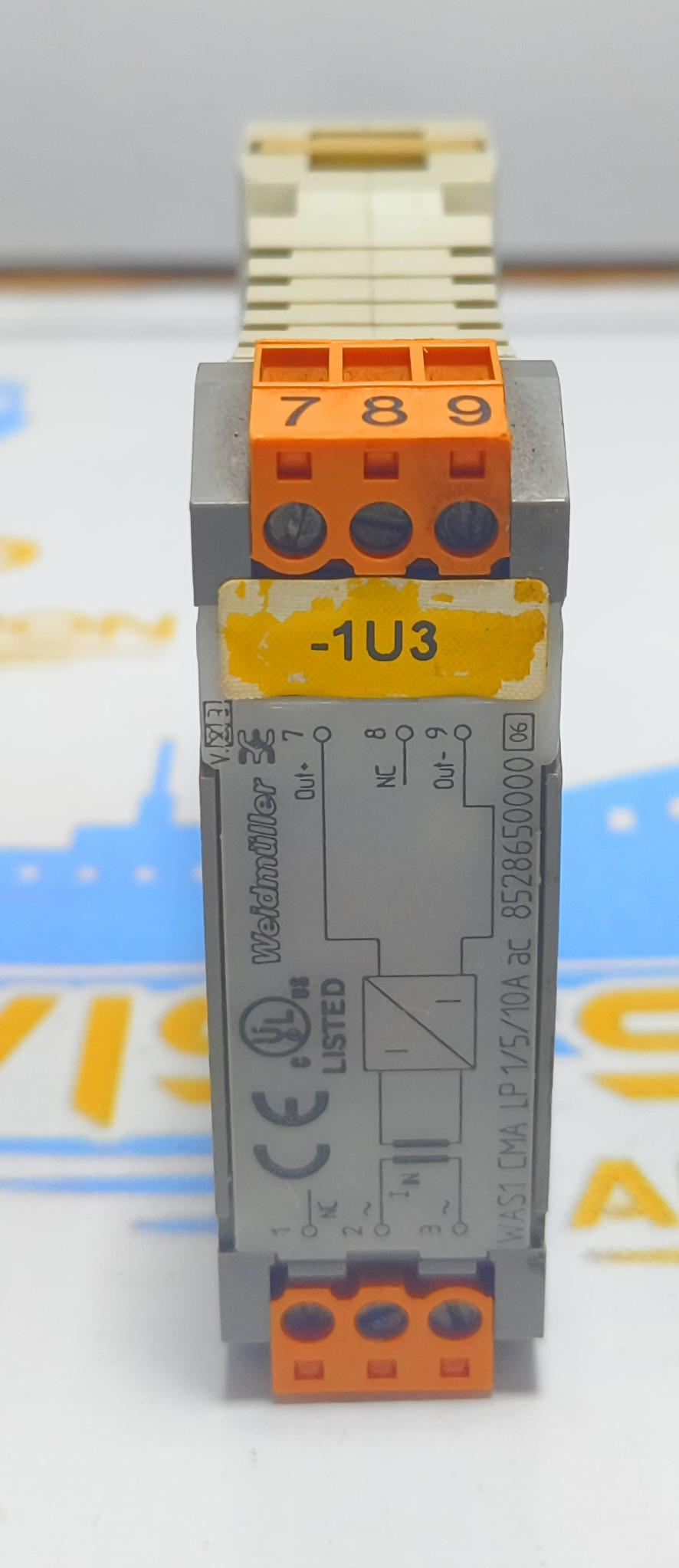 WEIDMULLER 8528650000 Tc Isolating Transformer WAS1 CMA LP 1/5/10A ac 